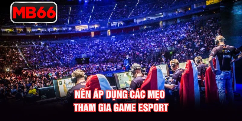 Nên áp dụng các mẹo tham gia game Esport